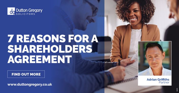 7 Reasons for a Shareholders Agreement