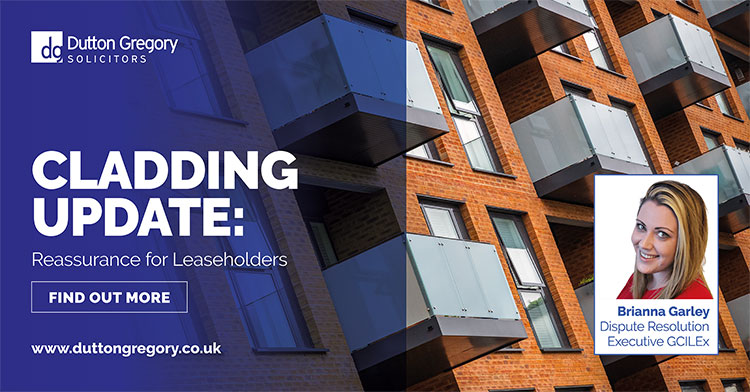 CLADDING UPDATE: Reassurance for Leaseholders